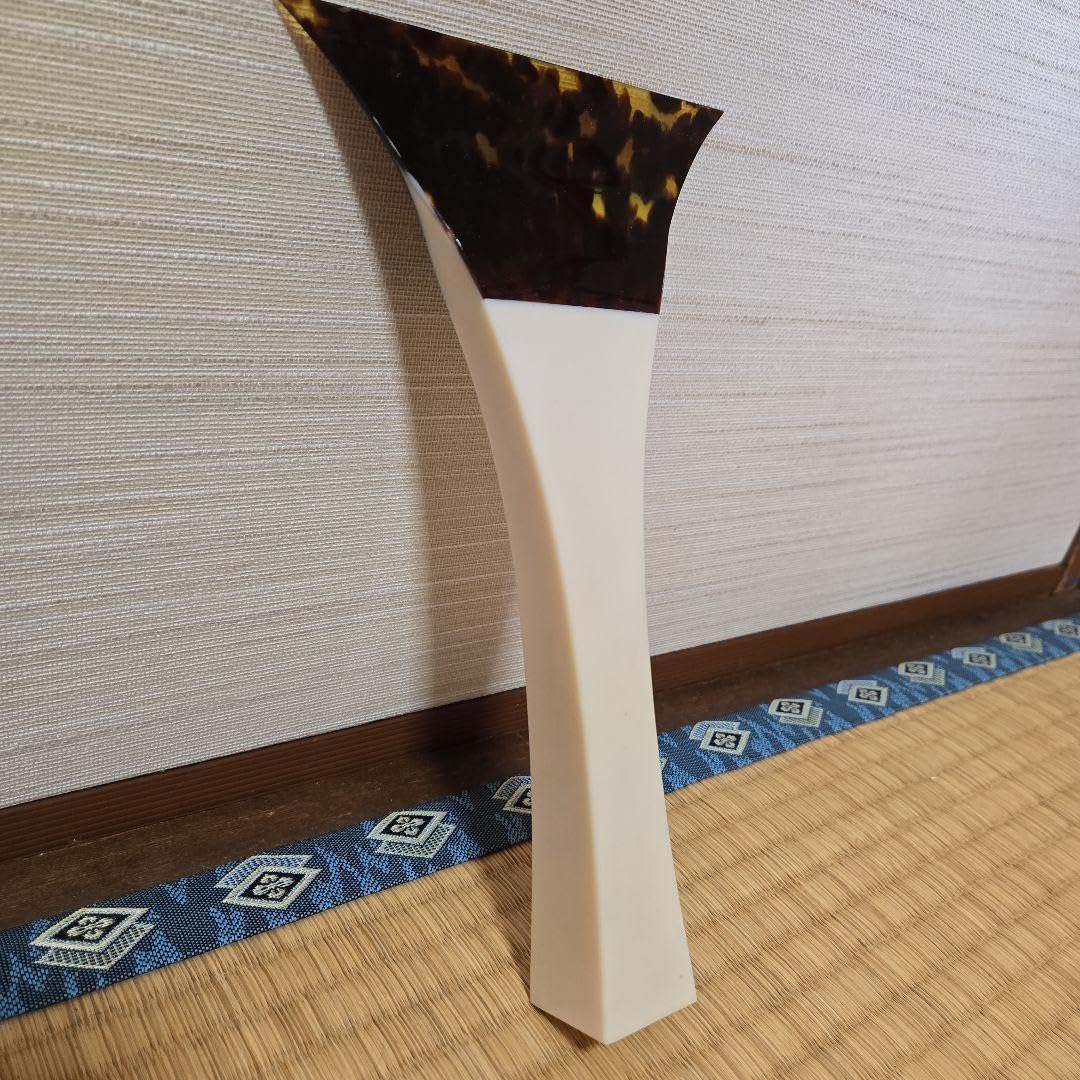 三味線 地唄用 鼈甲 撥 約23.5cm 地唄三味線用 津山べっ甲撥 014 七